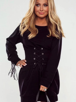 Sukienka czarna By o la la cxp1226.black