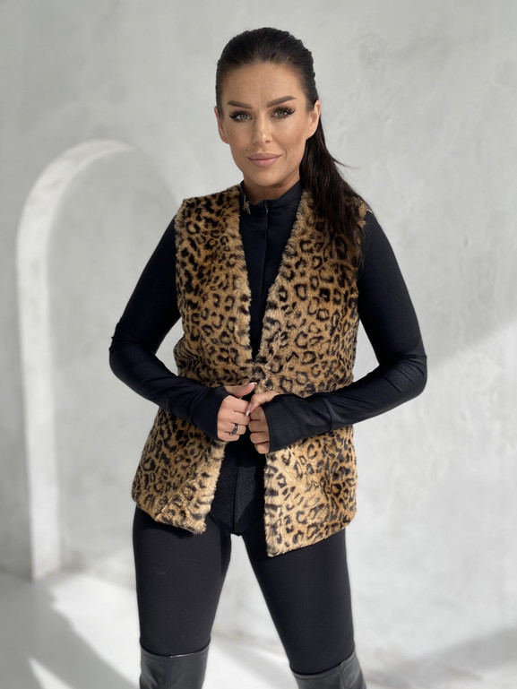 Kamizelka brązowa Yups DT-031.R59