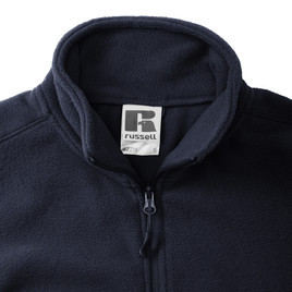 Granatowa kamizelka polarowa męska niemechacący polar Russell