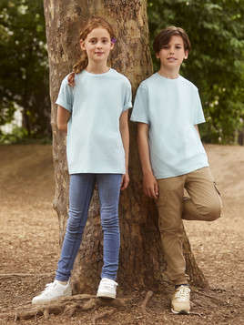 Niebieska koszulka dziecięca Pure Organic Russell 