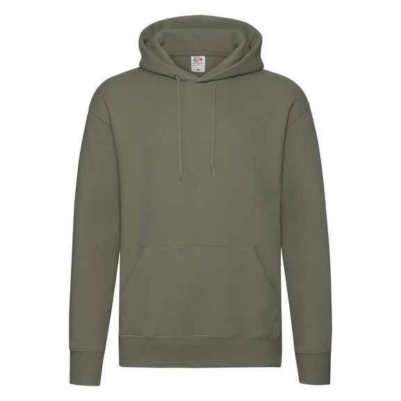 Oliwkowa bluza męska z kapturem Hooded Sweat Fruit of the Loom 