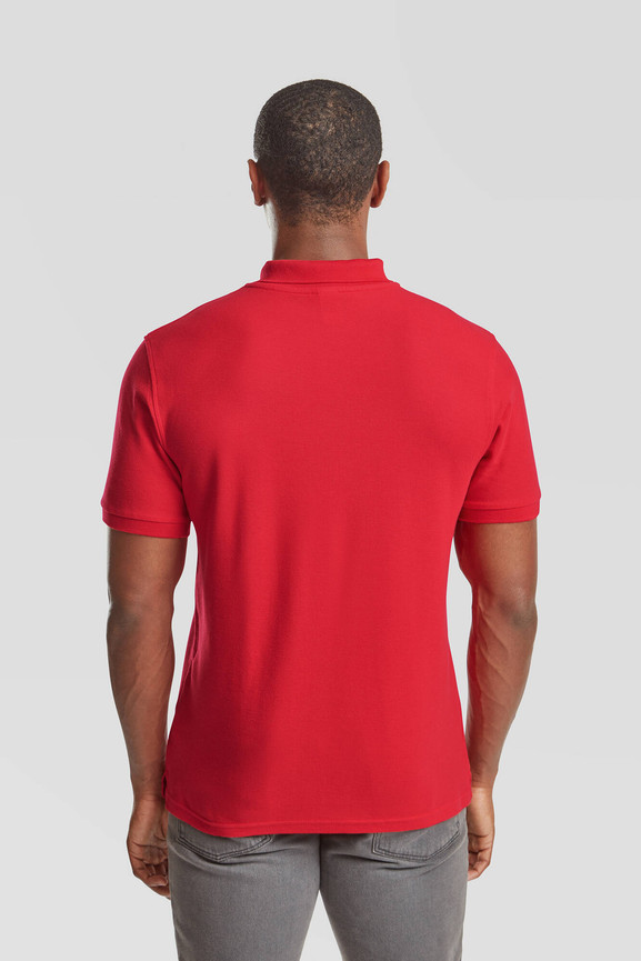 Czerwona koszulka męska Iconic Polo Friut of the Loom
