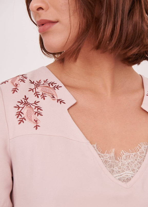 Sukienka różowa Blue Shadow axp0828.S14