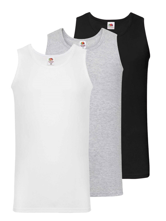 Pakiet 3 koszulek męskich Athletic Vest Fruit of the Loom 