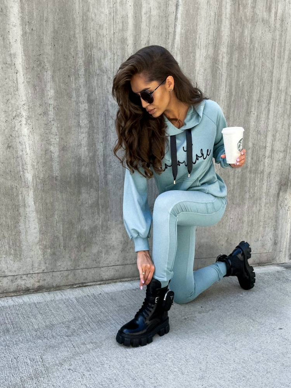 Spodnie turkusowe Cocomore cmgSD1226.S04