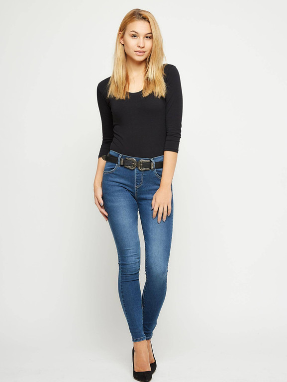 Jegginsy niebieskie DENIM cxj8828.R14