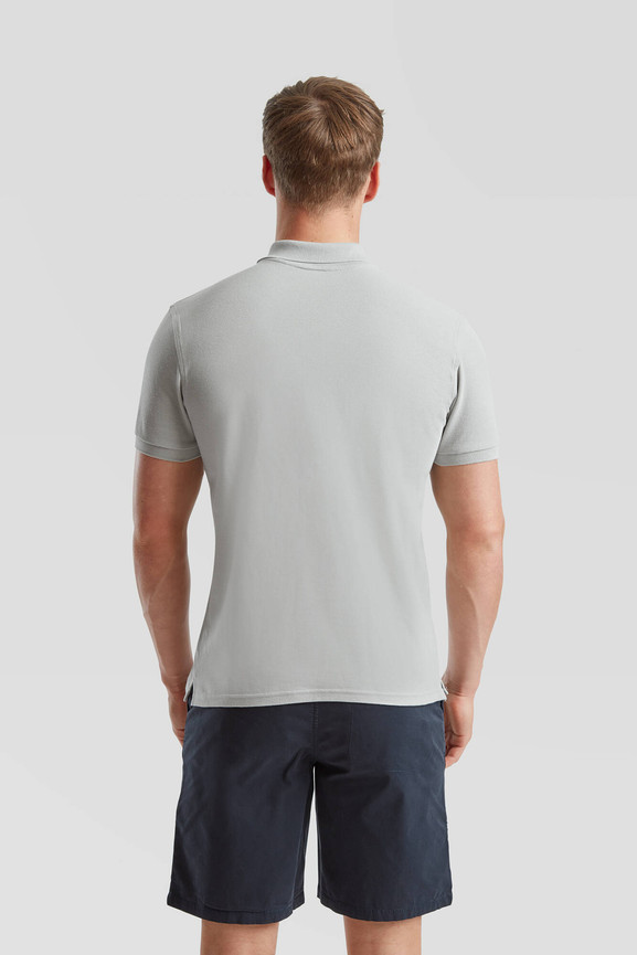 Jasno szara koszulka męska Iconic Polo Friut of the Loom