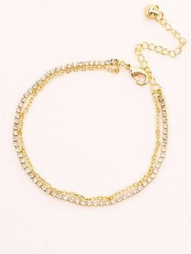 Bransoleta w kolorze złota Yups dbi0482.R06