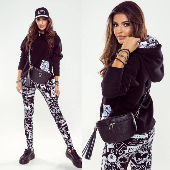 Legginsy czarne By o la la cxp1259.black