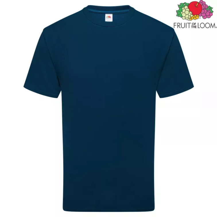 Niebieska koszulka Pure Cotton T  Fruit of the Loom