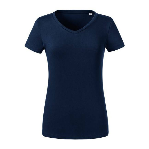 Koszulka damska Pure Organic V-Neck Russell