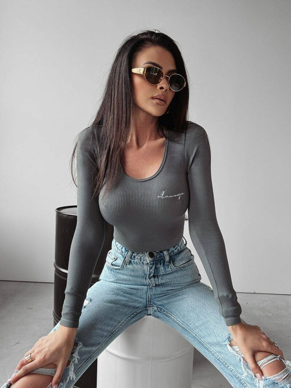 Antracytowa bluzka JAIDA OLAVOGA