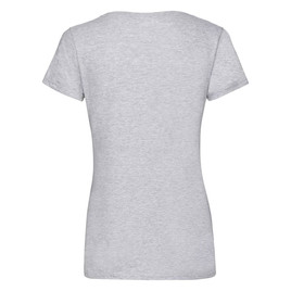 Szara koszulka damska v-neck Valueweight Fruit of the Loom