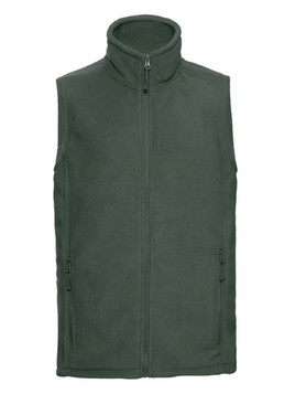 Zielona kamizelka polarowa męska niemechacący polar Russell