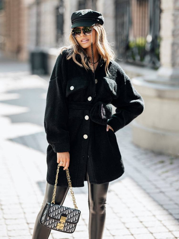 Kurtka czarna Cocomore cmgKR1102a.R21