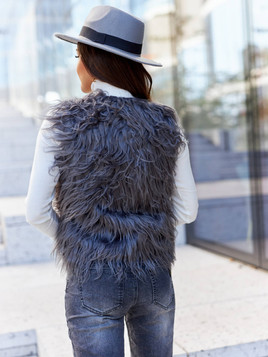 Kamizelka antracytowa Och Bella 2115.R18