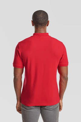 Czerwona koszulka męska Iconic Polo Friut of the Loom