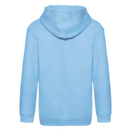 Błękitna bluza dziecięca Hooded Sweat Fruit of the Loom