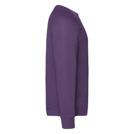 Fioletowa bluza męska Raglan Sweat Fruit of the Loom 
