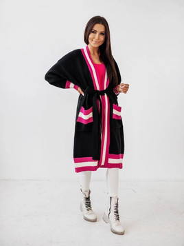 Kardigan czarny Cocomore cmgB086.R21 