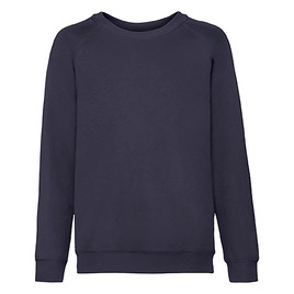Granatowa bluza dziecięca Raglan Sweat Fruit of the Loom 