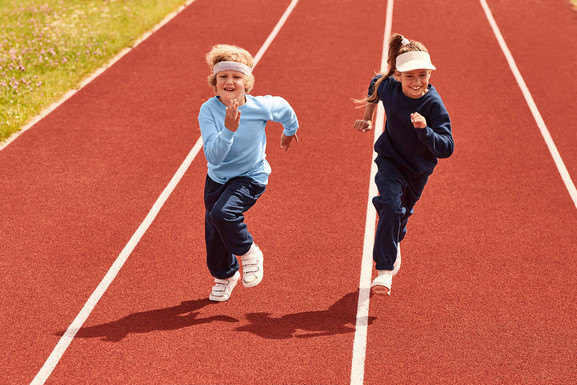 Błękitna bluza dziecięca Set-In Sweat Fruit of the Loom