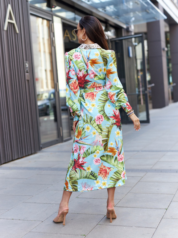 Sukienka niebieska By o la la cxp1059.blue