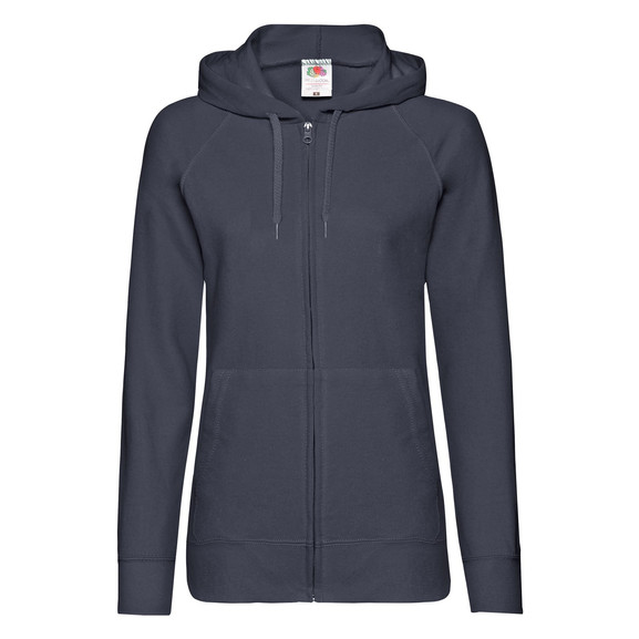 Granatowa bluza z kapturem Lady fit Fruit Of The Loom