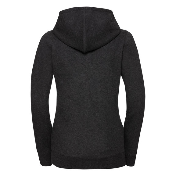 Damska bluza Authentic Melange Zipped Hooded Sweat Russell