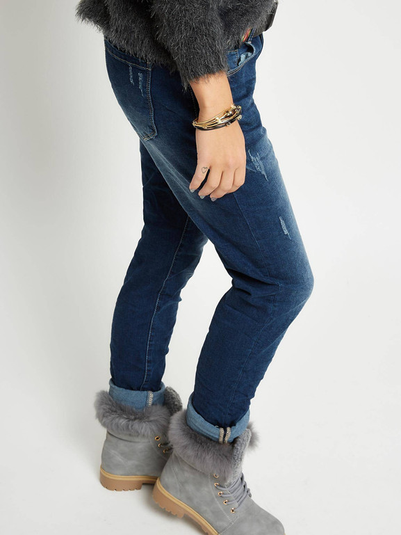 Jegginsy niebieskie DENIM cxj8828.R14