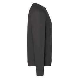 Czarna bluza męska Raglan Sweat Fruit of the Loom 
