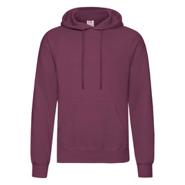 Burgundowa bluza męska Hooded Sweat Fruit of the Loom 