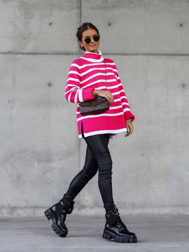 Sweter różowy Cocomore cmgB350.R04