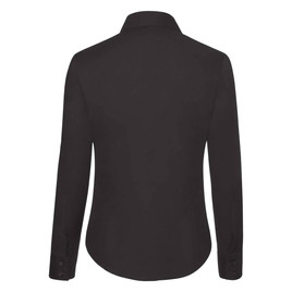 Czarna koszula klasyczna lady-fit Oxford Fruit Of The Loom 