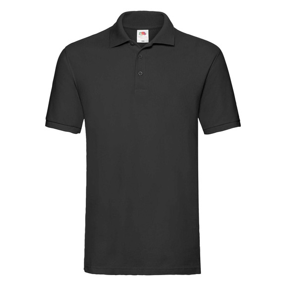 Czarna koszulka męska Premium Polo Friut of the Loom