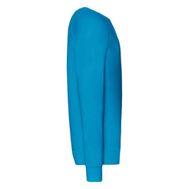 Niebieska bluza męska Lightweight Raglan Sweat Fruit of the Loom
