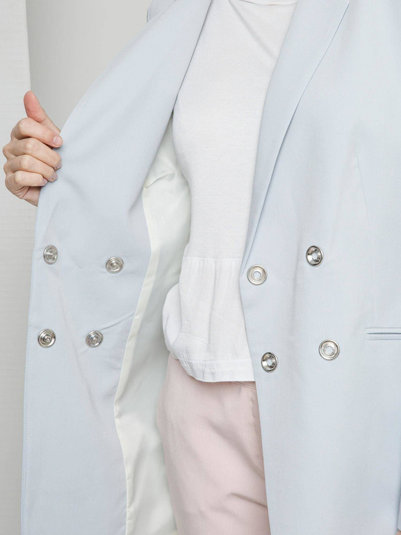 Żakiet Lemonada zapinany na napy błękitny