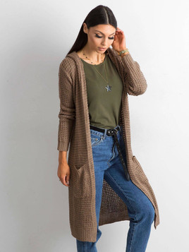 Kardigan brązowy Yups cmu0521.R41