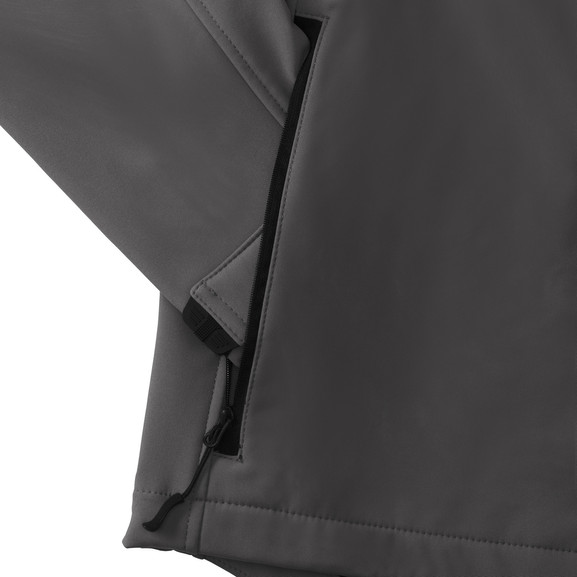 Ciemno szara kurtka męska Soft Shell Russell