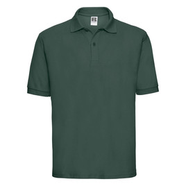 Zielona koszulka męska Polycotton Polo Russell