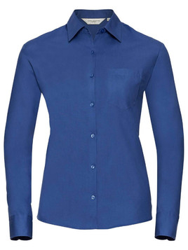 Niebieska koszula  damska z długim rękawem Russell