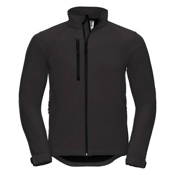 Czarna kurtka męska Soft Shell Russell