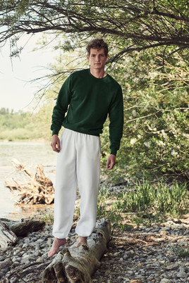 Zielona bluza męska Set-in Sweat Fruit of the Loom 