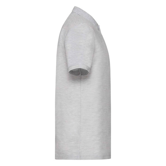 Jasno szara koszulka męska Polo Friut of the Loom