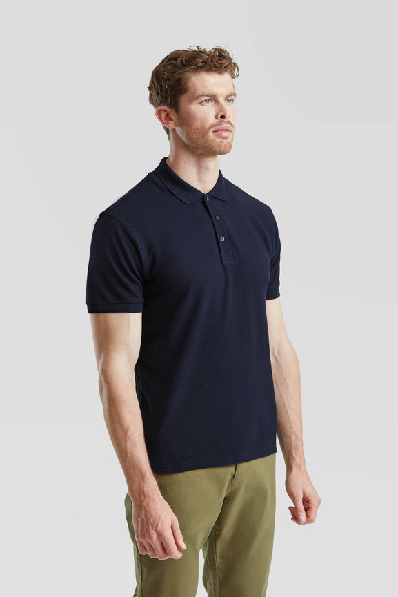 Granatowa koszulka męska Iconic Polo Friut of the Loom