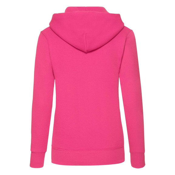 Rózowa bluza z kapturem Hooded Sweat Fruit of the Loom