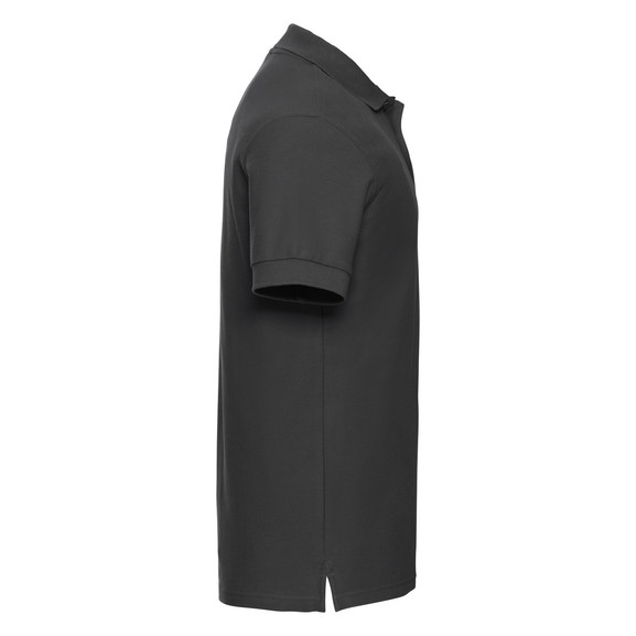 Ciemno szara koszulka polo męska z bawełny Ultimate Russell