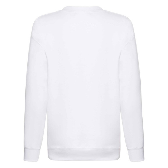 Biała bluza dziecięca Set-In Sweat Fruit of the Loom