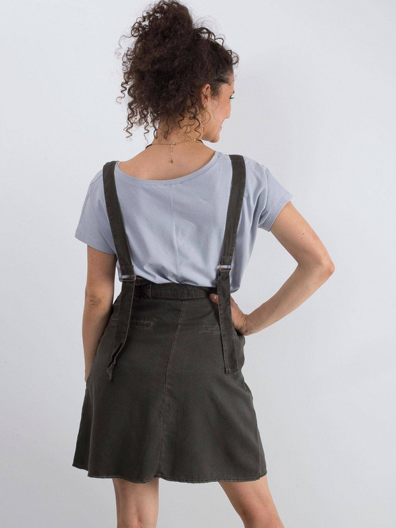 Spódnica khaki Yups cmu0530.R69