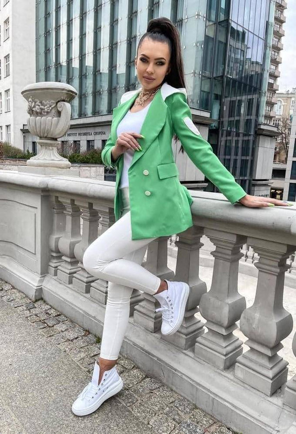 Żakiet zielony Cocomore cmgZT1333.R80